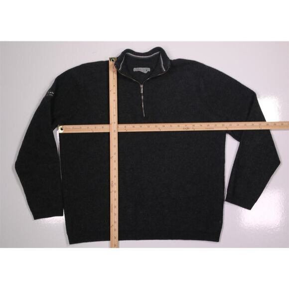 SmartWool x Marabou Ranch Steamboat Springs 1/4 Zip Pullover Sweater~ Medium - Picture 3 of 7